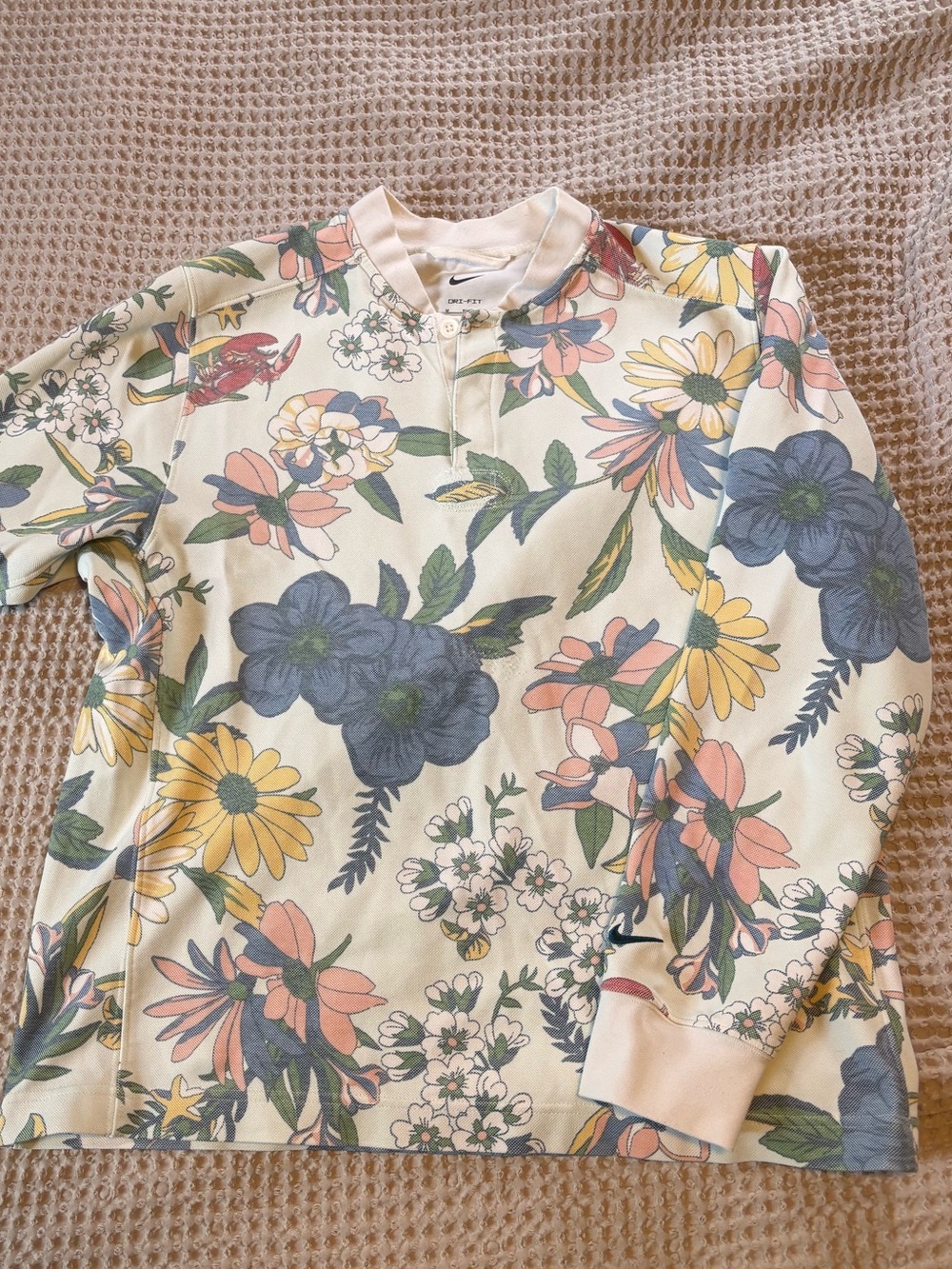 Nike Long-Sleeve Floral Dri Fit Tee